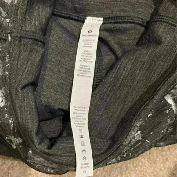 New without tags Lululemon wonder under high rise heathered black leggings - Picture 4 of 4